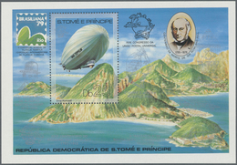 ** Thematik: Zeppelin / Zeppelin: 1981, SAO TOME E PRINCIPE: International Stamp Exhibition BRASILIANA' - Zeppelins