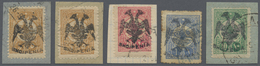 O/Brfst/*/** Albanien: 1913/1949, Used And Mint Assortment In A Stockbook From Some Double Headed Eagle Overprint - Albania