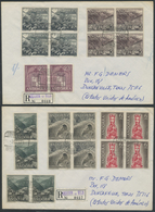 Br Andorra - Spanische Post: 1970/1990, Album With More Than 90 Covers And Cards With Registered Mail, - Other & Unclassified