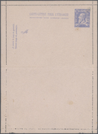 GA Belgien - Ganzsachen: 1886/1896, Lettercards 10c. Rose And 25c. Blue, Specialised Assortment Of 15 U - Autres & Non Classés