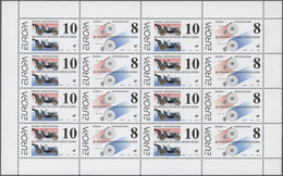 ** Bosnien Und Herzegowina - Kroatische Post (Mostar): 1994, Europa, 100 Little Sheets With 8 Pairs Eac - Bosnië En Herzegovina