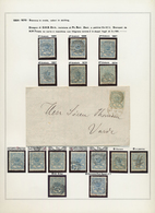 O/Br Dänemark: 1864/1872, Definitives "Crown Insignia" And "Cypher", Specialised Collection Of Apprx. 117 - Brieven En Documenten