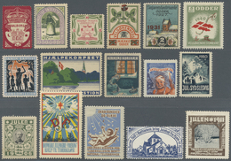 **/*/O Dänemark - Besonderheiten: 1904/1974, JULEN And CHARITY STAMPS, Comprehensive Collection With Hundre - Autres & Non Classés