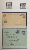 Br/GA/O/** Estland: 1801/2003, Postgeschichtliche Sammlung Mit über 170 Briefe/Ganzsachen/Paketkarten, Etc. Sow - Estonie