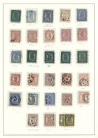 O/*/**/GA Finnland: 1856/1994, Mainly Used Collection In 2 Illustrated Albums With Many Coat Of Arms Issues, A - Briefe U. Dokumente