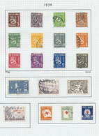 O Finnland: 1917/1970, Used Collection On Album Pages, Well Collected Throughout Incl. 1930 Zeppelin S - Lettres & Documents