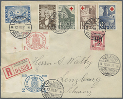 Br Finnland: 1926/1952, A Lovely Collection Of More Than 80 Entires, Showing Many Attractive Frankings, - Covers & Documents