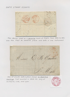 Br Frankreich: 1582/1930 (ca.), Sophisticated Collection Of Apprx. 200 Covers, Mainly Stampless Covers - Usati