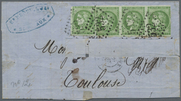 Br Frankreich: 1749/1937, Lot Of Eight Entires/fragments, Varied Condition, E.g. 1806 Letter "BUREAU FR - Gebraucht