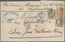 Br Frankreich: 1781/1906, Sammlung Mit über 100 Briefen, Karten Und Ganzsachen Ab Vorphila Mit Schwerpu - Gebruikt