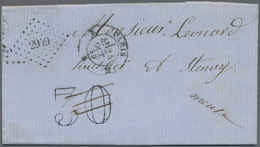 Br Frankreich: 1811/1871, Lot Of 30 Stampless Covers From Some Pre-philately, Showing A Lovely Selectio - Oblitérés