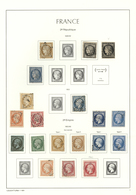 O Frankreich: 1849/1990, Extensive Collection In Three Binders, Complete About Many Years, Incl. A Lot - Used Stamps