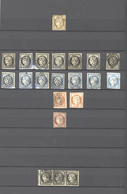 O/*/Br Frankreich: 1849/1940 (ca.), Used And Mint Collection In A Stockbook, Varied Condition, From Some Be - Used Stamps