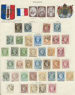 O/* Frankreich: 1849/1940, Used And Mint Collection On Album Pages, From Classic Issues With Several Bet - Usati