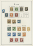 O/Br Frankreich: 1849/2009, Used Collection In Five Lighthouse Albums, Apparently Excl. A Few Items More - Used Stamps