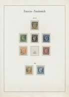 O/*/** Frankreich: 1849-2007, Gestempelte, Streckenweise Zusätzlich Postfrische Sammlung In 8 Vordruck-Albe - Used Stamps