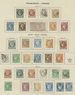 O/*/Br Frankreich: 1850/1970 Ca., Cancelled And Unused, Very Solid Ground Stock Collection With Envelopes I - Gebraucht