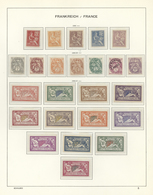 */** Frankreich: 1900/1944, Mint Collection On Schaubek Album Pages, Apparently Excl. "Ile De France" Com - Oblitérés