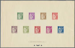 **/(*)/O/* Frankreich: 1932/1941, TYPE "PAIX", Extraordinary Specialised Collection Showing Four Epreuve Collec - Oblitérés