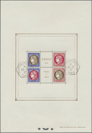 O Frankreich: 1937, PEXIP-Block, 4 Exemplare Sehr Sauber Mit Originalgummi Und Ausstellungssonderstemp - Oblitérés