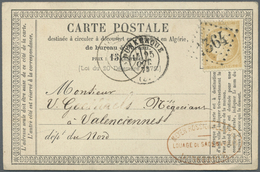 Br Frankreich: 1969/1993, Appr. 350 Card And Letters Including Some Meter Marks, Censors Registered Let - Oblitérés
