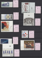 ** Frankreich: 1988-1991 Collection Of IMPERFORATED Stamps And Souvenir Sheets, Fine Mint, Catalogue Va - Oblitérés
