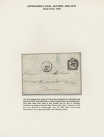 Br/GA Frankreich - Portomarken: 1859/1959, "100 YEARS OF FRENCH POSTAGE DUES", Extraordinary Exhibit Colle - 1859-1959 Lettres & Documents