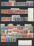 **/Br Frankreich - Lokalausgaben: 1944, R.F. Overprints, Unmounted Mint Assortment On Stockcards, Also Uni - Other & Unclassified