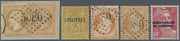 */Brfst/**/(*) Französische Post In Der Levante: 1865/1948 (ca.), Mint And Used Lot On Stockcards, Incl. GC "5080" - Sonstige & Ohne Zuordnung