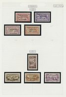*/O Französische Post In Der Levante: 1919/1950 (ca.), French Areas In Levant, Mint And Used Collection - Andere & Zonder Classificatie