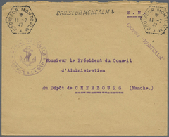 Br Frankreich - Militärpost / Feldpost: 1858/1949, Collection Of Apprx. 100 Covers/cards, Almost Exclus - Posta Marittima