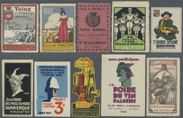 Frankreich - Besonderheiten: 1925/1980, EXHIBITIONS, FAIRS, EVENTS - POSTER-STAMPS, Comprehensive An - Sonstige & Ohne Zuordnung