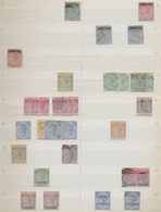 **/*/O Gibraltar: 1886-1980's: Mostly Mint Collection And Stock In Two Stockbooks, With Good Part Queen Vic - Gibilterra