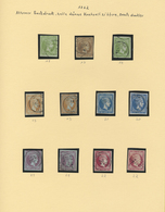 O Griechenland: 1861/1893, Spezialisierte Sammlung Der Großen Und Kleinen Hermesköpfe Auf Beschriftete - Covers & Documents
