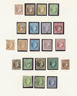 */O Griechenland: 1865/1930 (ca.), Mainly Mint Collection On Album Pages, From A Nice Section Of 36 Larg - Storia Postale