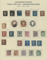 O Grossbritannien Und Kolonien: 1840/1968, Cancelled Solid Ground Stock Collection Beginning With Penn - Andere & Zonder Classificatie