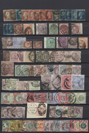 O Großbritannien: 1841/1940 (ca.), Used Accumulation Of Mainly QV Issues, Slightly Varied Condition, C - Other & Unclassified