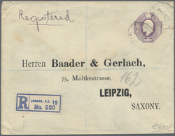 Br Großbritannien: 1906 /1960 (ca): 186 Covers And Postal Stationary, King George To Queen Elisabeth In - Autres & Non Classés