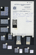 **/*/(*) Großbritannien: 1912/1924, KGV Profile Head Issue, Wm Simple Cypher, 2½d. Blue, Specialised Assortme - Autres & Non Classés