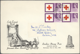 Br/ Großbritannien: 1913/1972, Accumulation Of Apprx. 320 Covers/cards, Showing A Lovely Range Of Postma - Autres & Non Classés