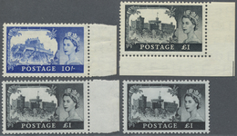 ** Großbritannien: 1949/1988, Mnh Collection Including Graphite Lines And All Three Castle Issues. - Autres & Non Classés