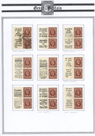 Br/O Großbritannien - Zusammendrucke: 1912/1926, Great Britain. 1½d Advertising Panes, Different Issues I - Other & Unclassified