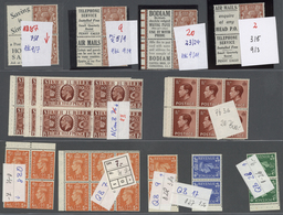 **/*/O Großbritannien - Zusammendrucke: 1924/2010, Specialised Accumulation Of Booklet Panes, Parts Of It, - Sonstige & Ohne Zuordnung