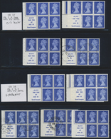 **/O Großbritannien - Zusammendrucke: 1971/1974, QEII MACHIN DECIMAL, U/m And Used Collection Of Apprx. 1 - Other & Unclassified