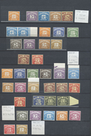 **/* Großbritannien - Portomarken: 1954/1973, Mint Collection Incl. SG D40/45 (excl. 2d.), 4d Imperf. Pai - Strafportzegels