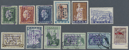 */O/** Ionische Inseln - Lokalausgaben: Zakynthos: 1941, Mainly Mint Lot Of Twelve Stamps (mainly Signed: E - Iles Ioniques