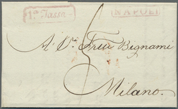 Br Italien - Vorphilatelie: 1610/1848 (ca) NAPLES 40+ Letters From The Kingdom Of Naples / Napoli - 1. ...-1850 Vorphilatelie