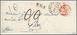 Br Italien - Vorphilatelie: 1832/65 (ca.), Lot Of Ca. 110 Stampless (entire)-letters With Incoming-mail - ...-1850 Préphilatélie