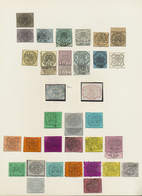 */**/O Altitalien: 1854/61, A Scarce Collection Of Classic Stamps Mint And Used (sometimes In Both Conditio - Verzamelingen