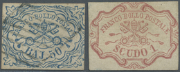 O/*/Br/(*) Italien - Altitalienische Staaten: Kirchenstaat: 1852/1868, Used And Mint Collection On Album Pages - Papal States